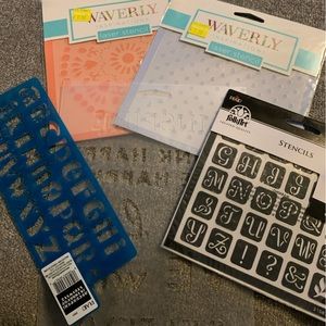 Assorted stencils (B16)